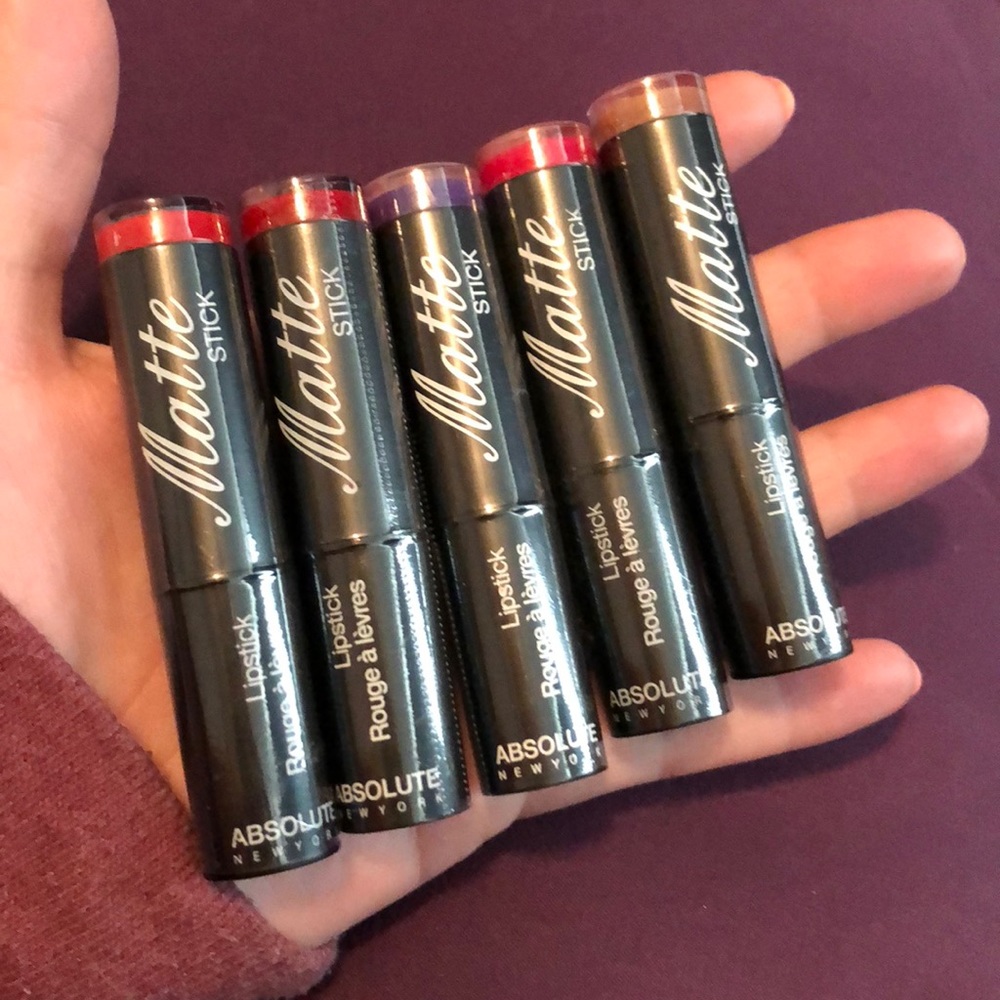 Absolute New York matte stick lipsticks